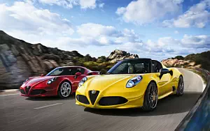 Cars wallpapers Alfa Romeo 4C Spider - 2015