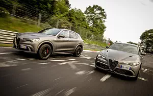 Cars wallpapers Alfa Romeo Giulia Quadrifoglio NRING - 2018