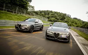 Cars wallpapers Alfa Romeo Giulia Quadrifoglio NRING - 2018