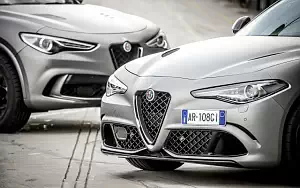 Cars wallpapers Alfa Romeo Giulia Quadrifoglio NRING - 2018