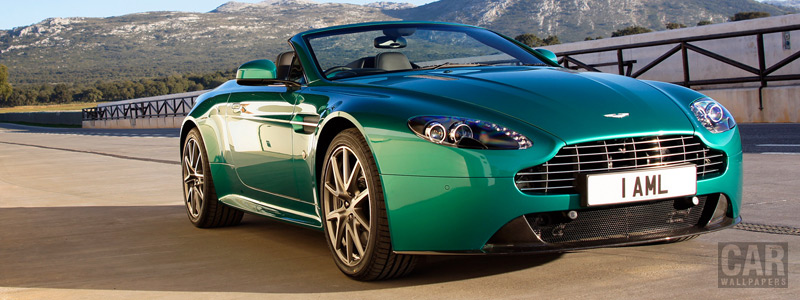 Cars wallpapers Aston Martin V8 Vantage S Roadster Viridian Green - 2011 - Car wallpapers