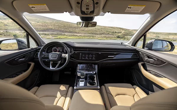 Cars wallpapers Audi Q7 55 TFSI quattro (Waitomo Blue Metallic) US-spec - 2025