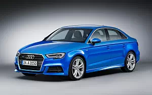 Cars wallpapers Audi A3 Sedan 2.0 TDI quattro S-line - 2016