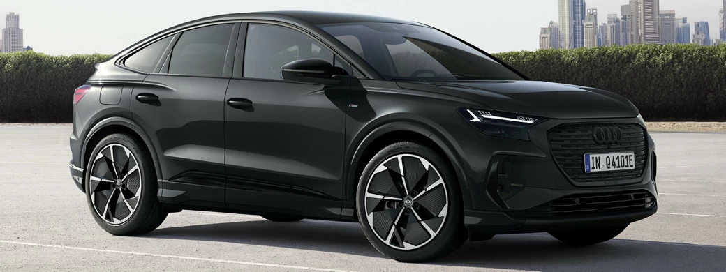 Cars wallpapers Audi Q4 Sportback e-tron S line Black Edition - 2023 - Car wallpapers