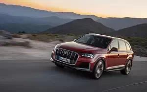 Cars desktop wallpapers Audi Q7 55 TFSI quattro S line - 2019