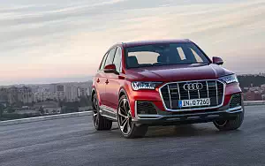 Cars desktop wallpapers Audi Q7 55 TFSI quattro S line - 2019