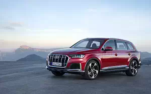 Cars desktop wallpapers Audi Q7 55 TFSI quattro S line - 2019