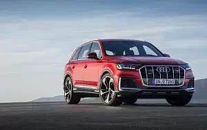 Cars desktop wallpapers Audi Q7 55 TFSI quattro S line - 2019