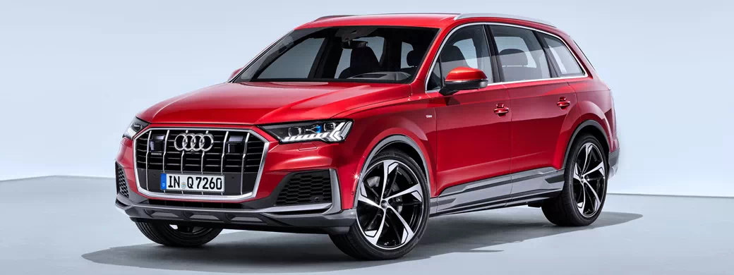 Cars desktop wallpapers Audi Q7 55 TFSI quattro S line - 2019 - Car wallpapers