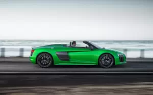 Cars desktop wallpapers Audi R8 Spyder V10 plus - 2017