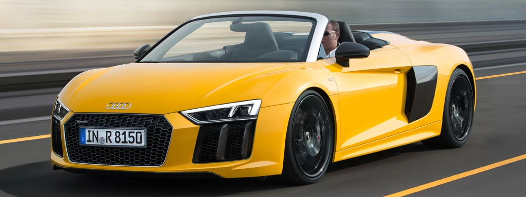 Cars wallpapers Audi R8 Spyder V10 - 2016 - Car wallpapers