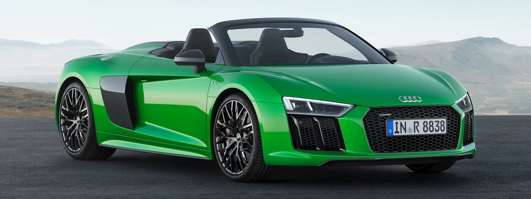 Cars wallpapers Audi R8 Spyder V10 plus - 2017 - Car wallpapers