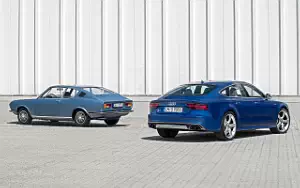 Cars wallpapers Audi 100 Coupe S and Audi S7 Sportback - 2014