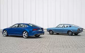 Cars wallpapers Audi 100 Coupe S and Audi S7 Sportback - 2014