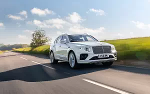 Cars wallpapers Bentley Bentayga Hybrid First Edition (Ghost White) UK-spec - 2021