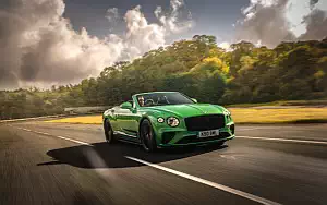 Cars wallpapers Bentley Continental GT V8 Convertible (Apple Green) UK-spec - 2020