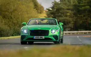 Cars wallpapers Bentley Continental GT V8 Convertible (Apple Green) UK-spec - 2020