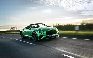 Cars wallpapers Bentley Continental GT V8 Convertible (Apple Green) UK-spec - 2020