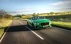 Cars wallpapers Bentley Continental GT V8 Convertible (Apple Green) UK-spec - 2020