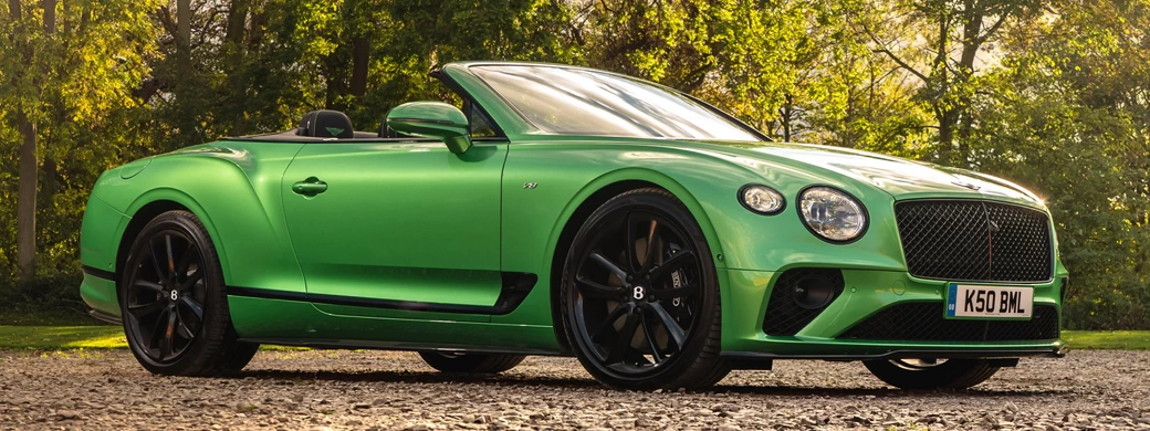 Cars wallpapers Bentley Continental GT V8 Convertible (Apple Green) UK-spec - 2020 - Car wallpapers
