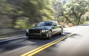 Cars wallpapers Bentley Flying Spur Hybrid (British Racing Green) US-spec - 2022