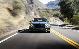 Cars wallpapers Bentley Flying Spur Hybrid (British Racing Green) US-spec - 2022