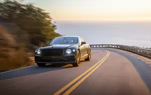 Cars wallpapers Bentley Flying Spur Hybrid (British Racing Green) US-spec - 2022