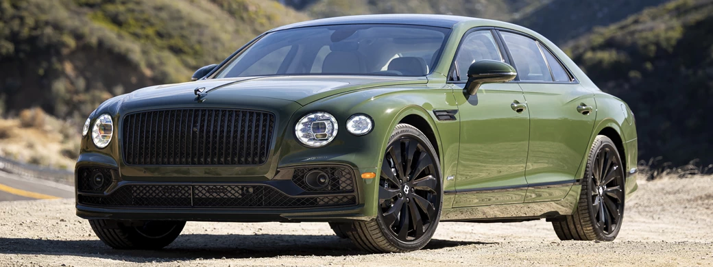 Cars wallpapers Bentley Flying Spur Hybrid (British Racing Green) US-spec - 2022 - Car wallpapers