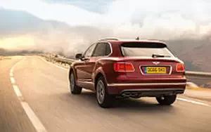 Cars wallpapers Bentley Bentayga Diesel (Rubino Red) - 2016