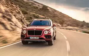 Cars wallpapers Bentley Bentayga Diesel (Rubino Red) - 2016