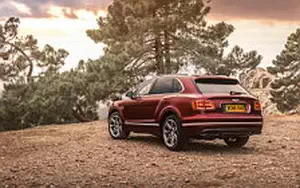 Cars wallpapers Bentley Bentayga Diesel (Rubino Red) - 2016