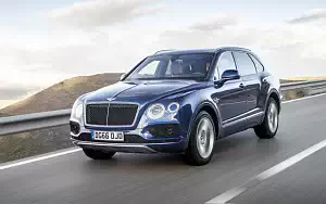 Cars wallpapers Bentley Bentayga Diesel (Sequin Blue) - 2016