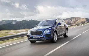 Cars wallpapers Bentley Bentayga Diesel (Sequin Blue) - 2016