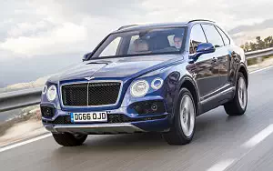 Cars wallpapers Bentley Bentayga Diesel (Sequin Blue) - 2016