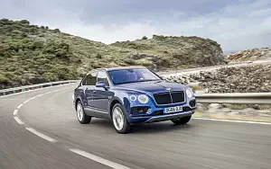 Cars wallpapers Bentley Bentayga Diesel (Sequin Blue) - 2016