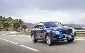 Cars wallpapers Bentley Bentayga Diesel (Sequin Blue) - 2016