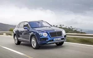 Cars wallpapers Bentley Bentayga Diesel (Sequin Blue) - 2016