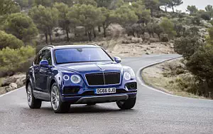 Cars wallpapers Bentley Bentayga Diesel (Sequin Blue) - 2016