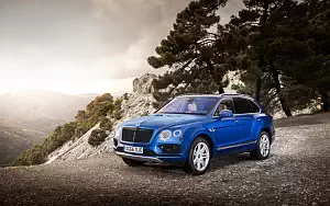 Cars wallpapers Bentley Bentayga Diesel (Sequin Blue) - 2016