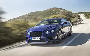 Cars wallpapers Bentley Continental Supersports (Moroccan Blue) - 2017