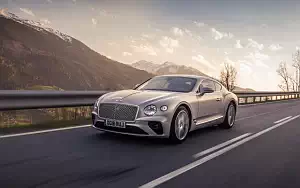 Cars wallpapers Bentley Continental GT (Extreme Silver) - 2018
