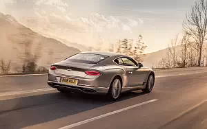 Cars wallpapers Bentley Continental GT (Extreme Silver) - 2018