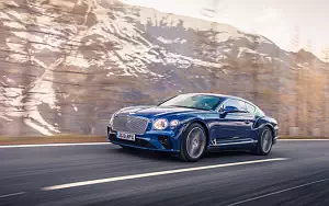 Cars wallpapers Bentley Continental GT (Sequin Blue) - 2018