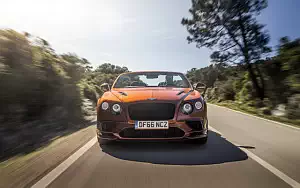 Cars wallpapers Bentley Continental Supersports Convertible (Orange Flame) - 2017