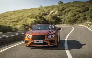 Cars wallpapers Bentley Continental Supersports Convertible (Orange Flame) - 2017