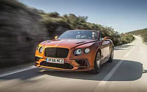 Cars wallpapers Bentley Continental Supersports Convertible (Orange Flame) - 2017