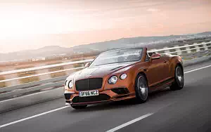Cars wallpapers Bentley Continental Supersports Convertible (Orange Flame) - 2017