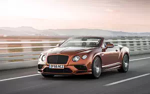 Cars wallpapers Bentley Continental Supersports Convertible (Orange Flame) - 2017