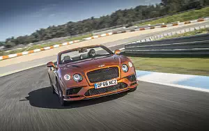 Cars wallpapers Bentley Continental Supersports Convertible (Orange Flame) - 2017