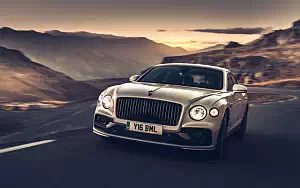 Cars wallpapers Bentley Flying Spur Blackline (White Sand) - 2019